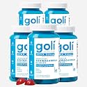 Goli Zero Sugar Ashwagandha Gummies, 60 Count Each (5 Pack, 300 Total) – with KSM-66, L-Theanine, Maca and Vitamin D - No Sugar Alcohols - Vegan, Keto-Friendly, Non-GMO