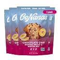 GoNanas Chocolate Chip Banana Bread & Muffin Mix, Gluten Free Vegan, 4 Pack