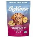 GoNanas Chocolate Chip Banana Bread &amp; Muffin Mix, Gluten Free Vegan, 1 Pack