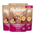 GoNanas Cinnamon Roll Banana Bread & Muffin Mix, Gluten Free, Vegan, 3 Pack