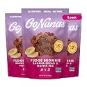GoNanas Fudge Brownie Banana Bread & Muffin Mix, Gluten Free, Vegan, 3 Pack