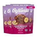 GoNanas Fudge Brownie Banana Bread & Muffin Mix, Gluten Free, Vegan, 4 Pack