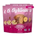 GoNanas Original Banana Bread & Muffin Mix, Gluten Free, Vegan, 4 Pack