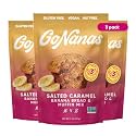 GoNanas Salted Caramel Banana Bread & Muffin Mix, Gluten Free Vegan, 3 Pack