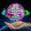 GONCART26 Flying Ball Boomerang Spinner Toy with RGB Lights, USB Rechargeable, 360° Rotating, Indoor Outdoor for Boys Girls Kids Adults, Multi-Color