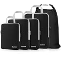 Gonex 5-Piece Compression Packing Cubes with Laundry Bag