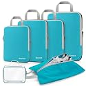 Gonex 6-Piece Compression Packing Cubes with Shoe Bag