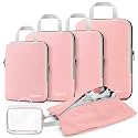Gonex 6-Piece Compression Packing Cubes with Shoe Bag