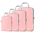 Gonex Compression Packing Cubes, 4-Piece Expandable Travel Organizers
