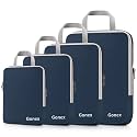 Gonex Compression Packing Cubes, 4-Piece Expandable Travel Organizers