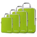 Gonex Compression Packing Cubes, 4-Piece Expandable Travel Organizers