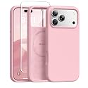 GONEZ for iPhone 18 Pro Case/iPhone 17 Pro Case, Peach Pink