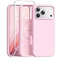 GONEZ for iPhone 18 Pro Case/iPhone 17 Pro Case, Pastel Pink