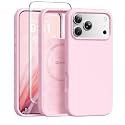 GONEZ for iPhone 18 Pro Max Case/iPhone 17 Pro Max Case, Pastel Pink