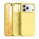 GONEZ for iPhone 18 Pro Max Case/iPhone 17 Pro Max Case, Buttercream Yellow