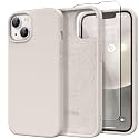 GONEZ Magnetic for iPhone 13/14 Case, Silicone Cover Stone