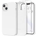 GONEZ Magnetic for iPhone 13/14 Case, Silicone Cover White