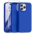 GONEZ Magnetic for iPhone 16 Pro Max Case, Silicone Cover Klein Blue