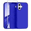GONEZ Magnetic for iPhone 17 Case, Silicone Cover Cobalt Blue