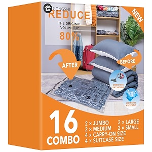 gongshi vacuum storage bags for clothing 16-piece set