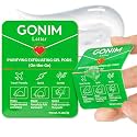 GONIM Exfoliating Facial Cleanser with Hyaluronic Acid, Exfoliating Face Wash, Oil-Free Gentle Face Exfoliator Pore Cleaner, Non-Comedogenic Face Scrub Peeling Gel, Weekly Dead Skin Remover, 15count