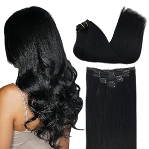 GOO GOO Clip in Hair Extensions Real