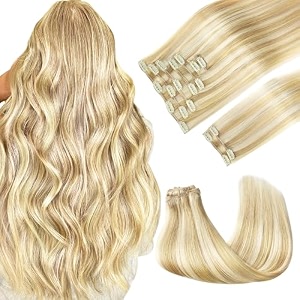 GOO GOO Clip in Hair Extensions Real