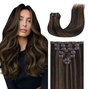 GOO GOO Clip in Hair Extensions Real