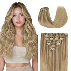 GOO GOO Clip in Hair Extensions Real