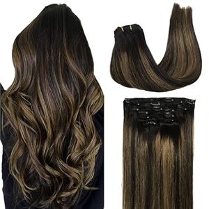 GOO GOO Clip in Hair Extensions Real