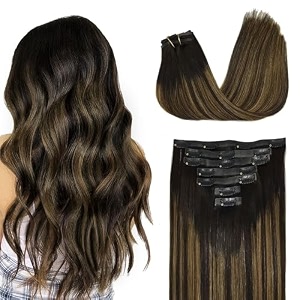 GOO GOO Clip in Hair Extensions Real