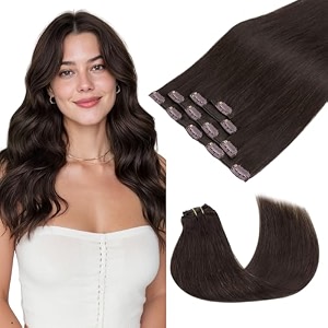 GOO GOO Clip in Hair Extensions Real