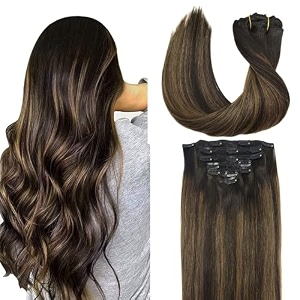 GOO GOO Clip in Hair Extensions Real