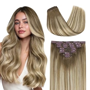GOO GOO Clip in Hair Extensions Real