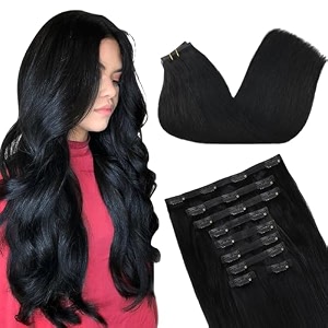 GOO GOO Clip in Hair Extensions Real