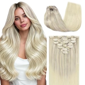 GOO GOO Clip in Hair Extensions Real