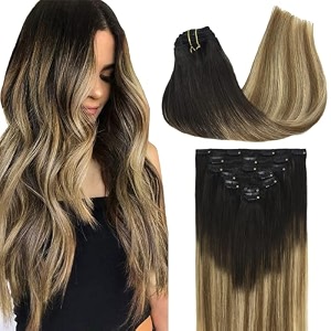 GOO GOO Clip in Hair Extensions Real