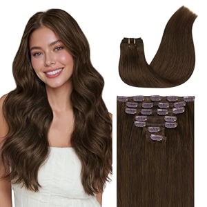 GOO GOO Clip in Hair Extensions Real