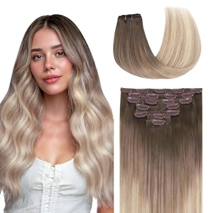 GOO GOO Clip in Hair Extensions Real