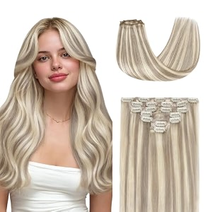 GOO GOO Clip in Hair Extensions Real