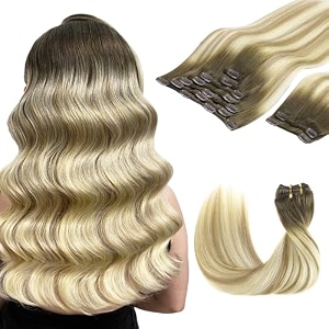 GOO GOO Clip in Hair Extensions Real