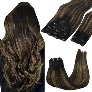 GOO GOO Clip in Hair Extensions Real