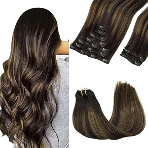 GOO GOO Clip in Hair Extensions Real
