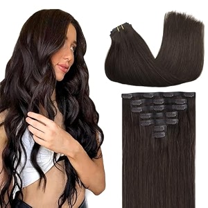 GOO GOO Clip in Hair Extensions Real
