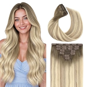 GOO GOO Clip in Hair Extensions Real