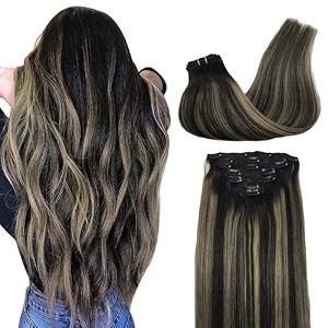 GOO GOO Clip in Hair Extensions Real