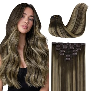 GOO GOO Clip in Hair Extensions Real