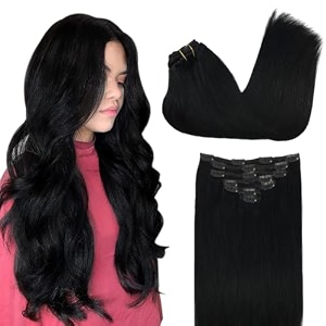 GOO GOO Clip in Hair Extensions Real