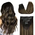 GOO GOO Clip in Hair Extensions Real