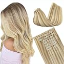 GOO GOO Clip in Hair Extensions Real